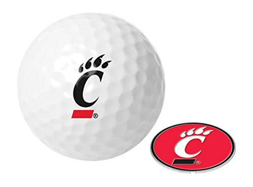 NCAA Cincinnati Bearcats - Golf Ball One Pack with Marker