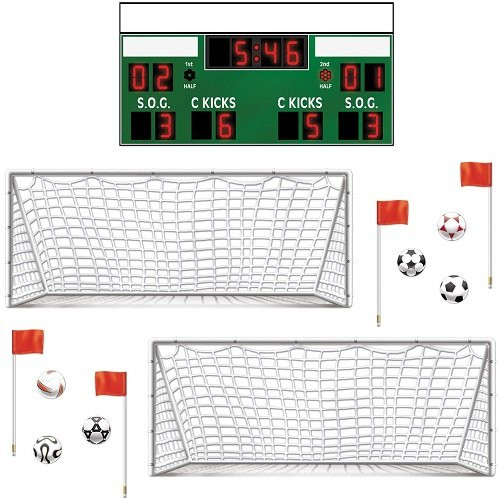 Soccer Props Party Accessory (1 count) (13/Pkg)