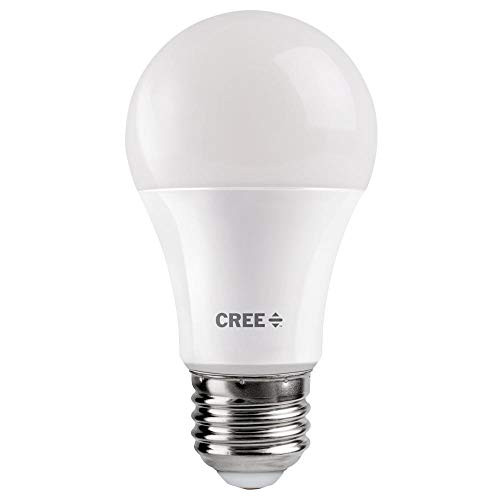 Cree 60W Equivalent Daylight (5000K) A19 Dimmable Exceptional Light Quality LED Light Bulb (2-Pack)