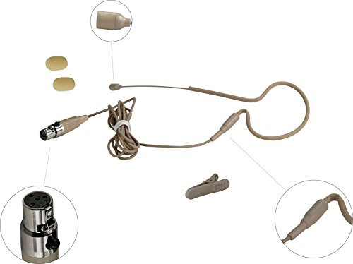 HEIMU Single Earhook Wired Headset Boom Mini XLR Omni-Directional Microphone (for Shure type 4 pin mini plug SKIN) HEIMU Single Earhook Wired Headset Boom Mini XLR Omni-Directional Microphone (for Shure type 4 pin mini plug SKIN)