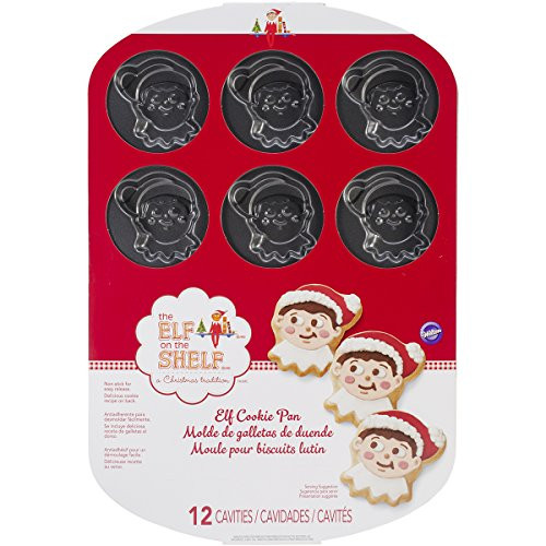 Wilton Elf on The Shelf Cookie Pan, 12-Cavity