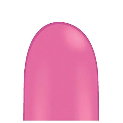 Pioneer Balloon Company 260Q Latex Balloons, Neon Magenta, Pack of 100 Balloons