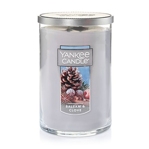 Yankee Candle Large 2-Wick Tumbler Candle, Balsam & Clove