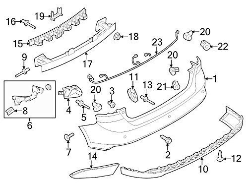 Genuine Ford CP9Z-17D948-B Bumper Mounting Bracket