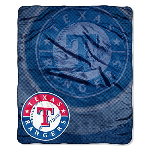 MLB Texas Rangers "Retro" Raschel Throw Blanket, 50" x 60"