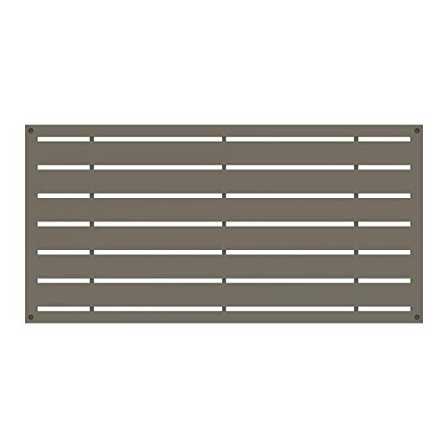 YardSmart 73042825 2'x4' Greige Decorative Screen Panel, Boardwalk