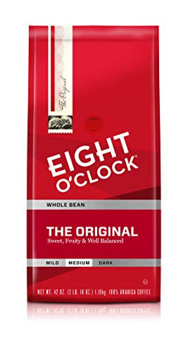 Eight O'Clock Whole Bean Coffee, The Original, 42 Ounce (Packaging May Vary)