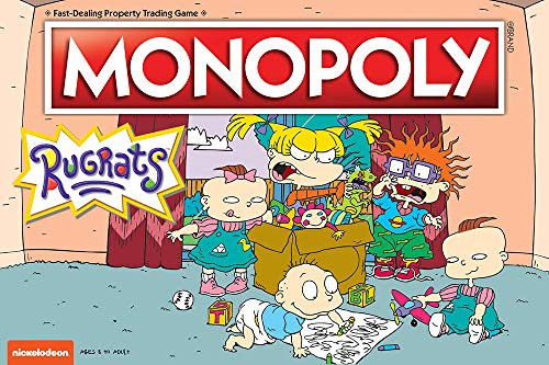 USAOPOLY Monopoly Rugrats Board Game | Based on The Nickelodean Series Rugrats | Officially Licensed Rugrats Merchandise | Themed Classic Monopoly Game USAOPOLY Monopoly Rugrats Board Game | Based on The Nickelodean Series Rugrats | Officially Licensed Rugrats Merchandise | Themed Classic Monopoly Game