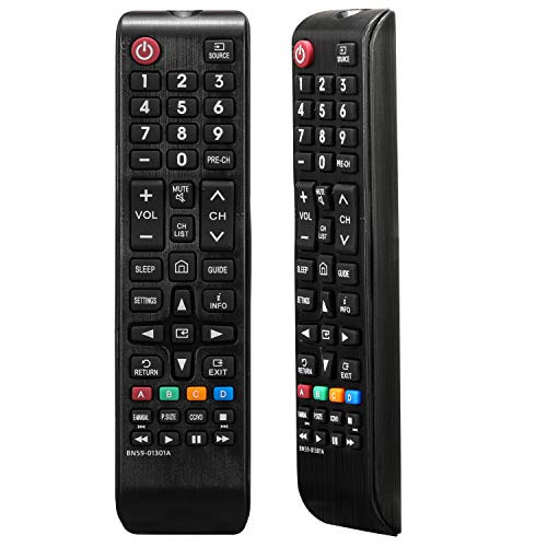 BN59-01301A Replacement Remote Control Compatible for Samsung LED TV N5300 NU6900 NU7100 NU7300 - No Setup Required
