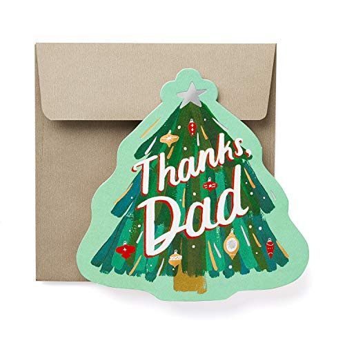 American Greetings Thanks Christmas Greeting Card for Dad, Christmas Card for Dad (6380852)