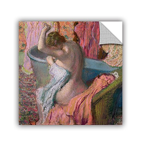 ArtWall Edgar Degas's Seated Bather Art Appeelz Removable Wall Art Graphic, 24 x 24