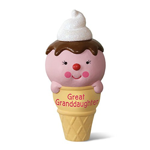 Hallmark Keepsake 2017 Ice Cream Cone Great Granddaughter Dated Christmas Ornament Hallmark Keepsake 2017 Ice Cream Cone Great Granddaughter Dated Christmas Ornament