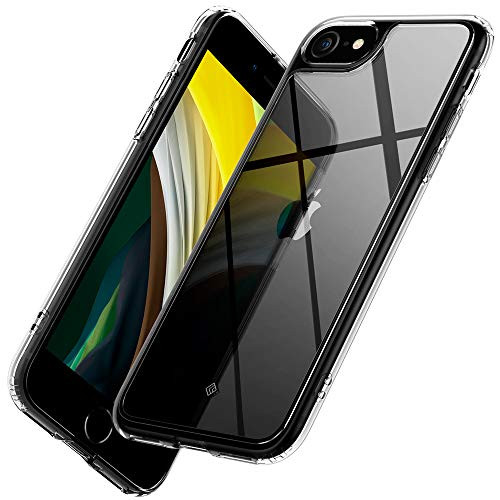Caseology Capella for Apple iPhone SE 2020 Case for iPhone 8 Case (2017) for iPhone 7 Case (2016) - Crystal Clear
