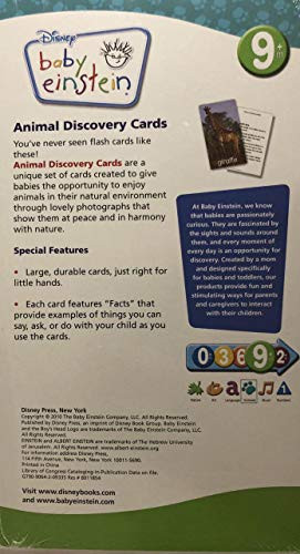 Discovery Cards Disney Baby Einstein Animal Vintage 2010