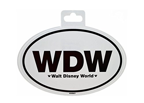 WDW Walt Disney World Oval Auto Sticker