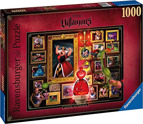 Disney The Villains Queen of Hearts Alice in Wonderland Panorama Puzzle 1000 Piece Professional Soft Click Jigsaw Ages 12+ Disney The Villains Queen of Hearts Alice in Wonderland Panorama Puzzle 1000 Piece Professional Soft Click Jigsaw Ages 12+