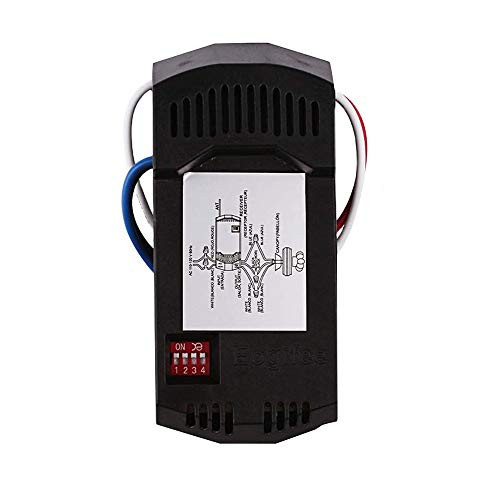 Ecoolink Universal Ceiling Fan Receiver for Remote Control of Hunter Hampton Bay, Harbor Breeze Fan-HD5 FAN35T FAN-53T UC7078T