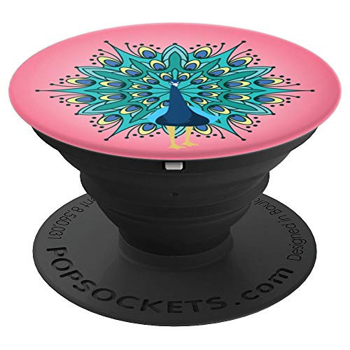 Peacock Bird Mandela Illustration Open Feathers PopSockets Grip and Stand for Phones and Tablets Peacock Bird Mandela Illustration Open Feathers PopSockets Grip and Stand for Phones and Tablets