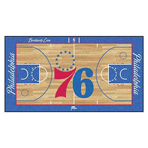 FANMATS - 9501 NBA Philadelphia 76ers Nylon Face NBA Court Runner-Small FANMATS - 9501 NBA Philadelphia 76ers Nylon Face NBA Court Runner-Small