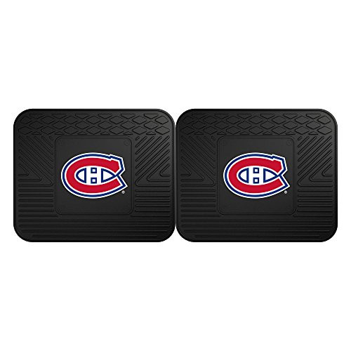 Fanmats 12398 NHL Montreal Canadiens Rear Second Row Vinyl Heavy Duty Utility Mat, (Pack of 2) Fanmats 12398 NHL Montreal Canadiens Rear Second Row Vinyl Heavy Duty Utility Mat, (Pack of 2)
