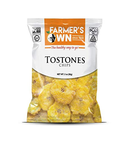 Farmer's Own Tostones Chips 2oz bags (Pack of 18)