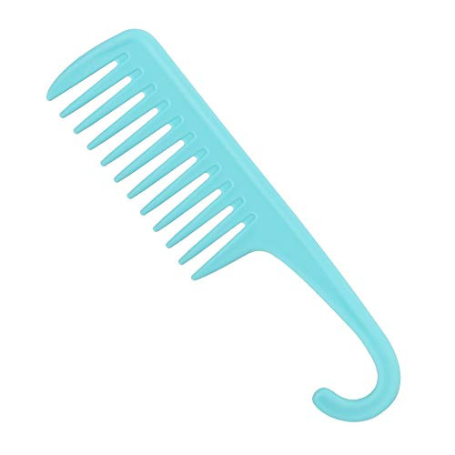 Wide Teeth Combs Shower Comb, Detangler Comb with Hook, Hair Wide-Tooth Wet and Dry Comb for Women Everyday Use and Beauty Salon