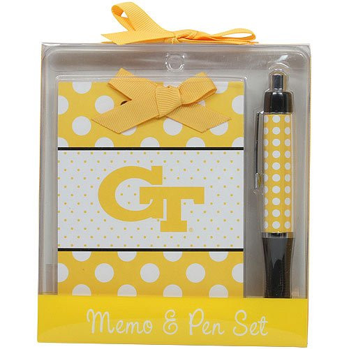 NCAA Georgia Tech Yellow Jackets Memo Pad and Pen Set