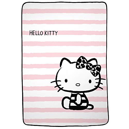 Franco Kids Bedding Super Soft Plush Microfiber Blanket, Twin/Full Size 62" x 90", Hello Kitty Franco Kids Bedding Super Soft Plush Microfiber Blanket, Twin/Full Size 62" x 90", Hello Kitty