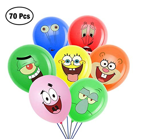 70 Pcs Spongebob Party Balloons for Kids, Spongebob Party Supplies, Spongebob Birthday Party Decorations for Boys Girls, 12 Inches 70 Pcs Spongebob Party Balloons for Kids, Spongebob Party Supplies, Spongebob Birthday Party Decorations for Boys Girls, 12 Inches
