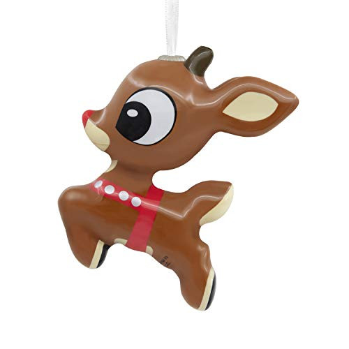 Hallmark Christmas Ornament, Rudolph the Red-Nosed Reindeer, Decoupage