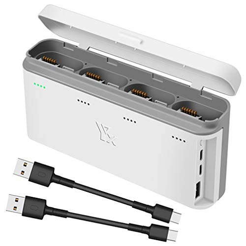 Hanatora Two-Way Battery Charging Hub for DJI Mavic Mini Drone,Multiple 4 in 1 Charger Accessories,Rapid Charge Four Batteries