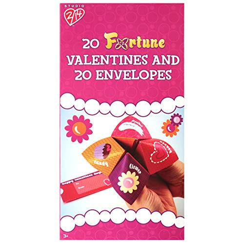 Paper Magic Group 4161844-ACAMZ Chatterbox Paper Fortune Teller Valentine's Day Cards 20 Piece
