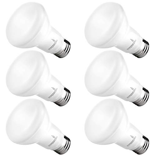 Hyperikon BR20 LED Bulb Dimmable, 7.5W=50W, Wide Flood Light CRI 90+, E26 Base, UL, Energy Star, Soft White, 6 Pack