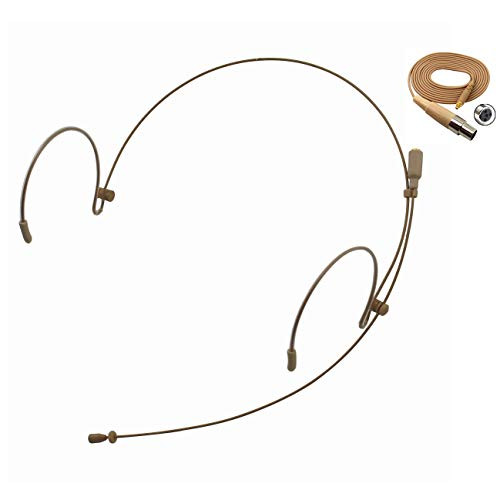 Professional Headset/Headworn Microphone JK MIC-J 071S Compatible with Shure Wireless System - TA4F Microdot Detachable Cable