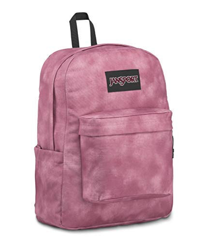 JanSport SuperBreak Plus FX Laptop Backpack - Lightweight School Pack, Blackberry Mousse Cali Wash