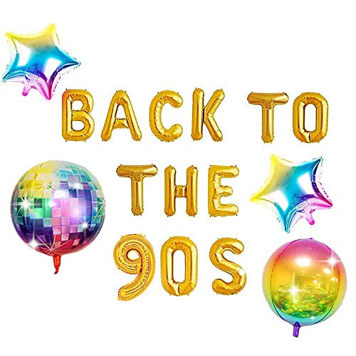 JeVenis 5PCS Back to the 90s balloon banner 90s balloon 90s party decorations 90s party supplies 90s themed party 2nd birthday party hip hop party 90s Photo Backdrop JeVenis 5PCS Back to the 90s balloon banner 90s balloon 90s party decorations 90s party supplies 90s themed party 2nd birthday party hip hop party 90s Photo Backdrop