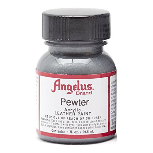 Angelus Leather Paint 1 Oz Pewter