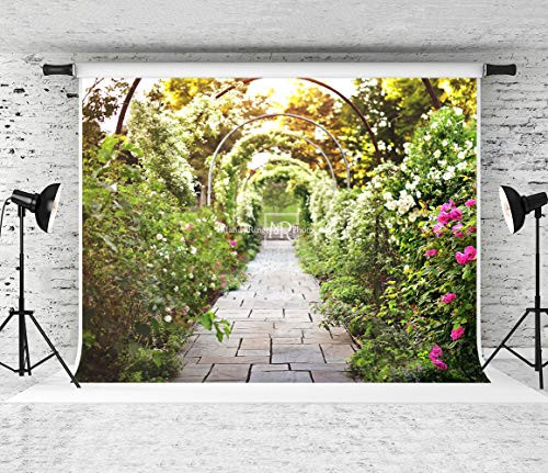 Kate 7x5ft Spring Garden Photography Backdrop Wedding Portrait Backdrop Flower Path Photo Background Kate 7x5ft Spring Garden Photography Backdrop Wedding Portrait Backdrop Flower Path Photo Background