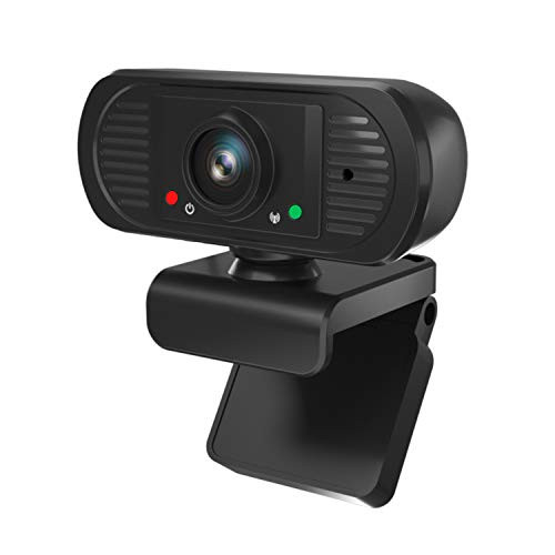 1080P HD Webcam, ledorr 2MP PC Web Cam USB Play and Plug Camera Laptop Desktop Computer Streaming Webcam with Microphone Widescreen for Video Calling Conference Study Skype