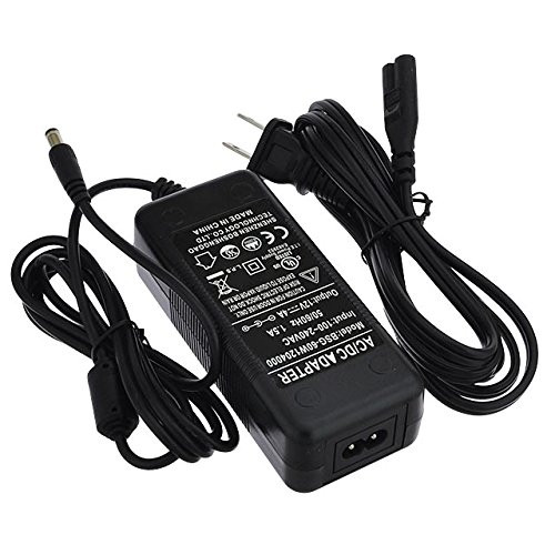 LEDwholesalers 12V 4A 48W AC/DC Power Adapter with 5.5x2.1mm DC Plug, UL-Listed, Black, 3228-12VR2 LEDwholesalers 12V 4A 48W AC/DC Power Adapter with 5.5x2.1mm DC Plug, UL-Listed, Black, 3228-12VR2