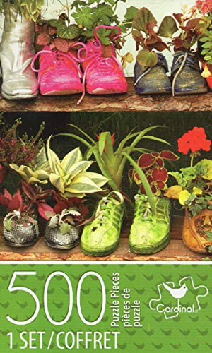Cardinal Industries Shoes with Plants - 500 Piece Jigsaw Puzzle
