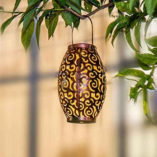 Solar Hanging Lantern Lights Waterproof,Retro Outdoor Solar Lanterns Lamp, Metal LED Solar Outside Lanterns Lamps Outdoor Decorations for Patio,Deck,Poch,Garden,Yard,Backyard Solar Hanging Lantern Lights Waterproof,Retro Outdoor Solar Lanterns Lamp, Metal LED Solar Outside Lanterns Lamps Outdoor Decorations for Patio,Deck,Poch,Garden,Yard,Backyard