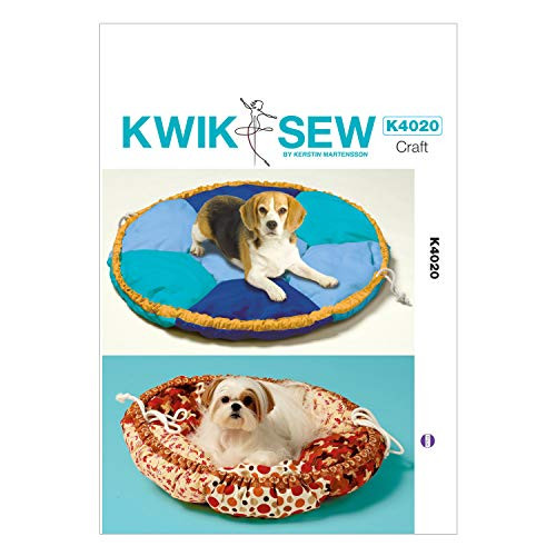 KWIK-SEW PATTERNS K4020 Pet Bed Sewing Template, One Size