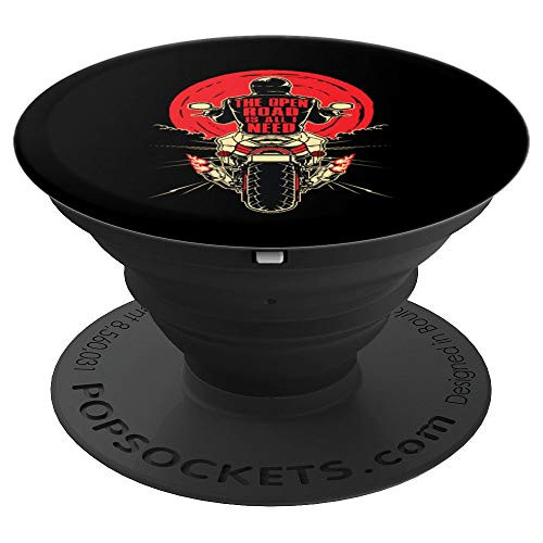 The Open Road Is All I Need Motorcycle Love PopSockets Grip and Stand for Phones and Tablets