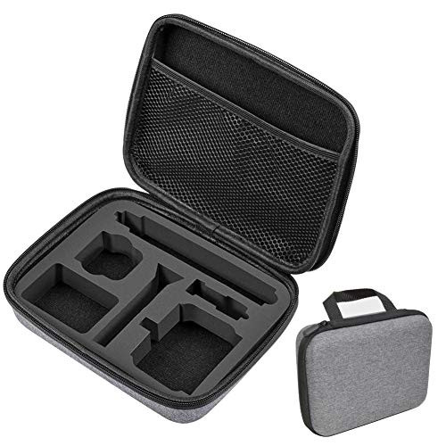 SINJEE Action Camera Storage Accessories Portable Carrying Case Bag for Insta360 One R, Protective Travel Box Storage Battery Adapter Accessories Case for Insta 360 One R Camcorder Accessories