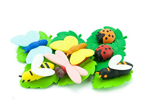 Iwako Japanese Insect Eraser Set