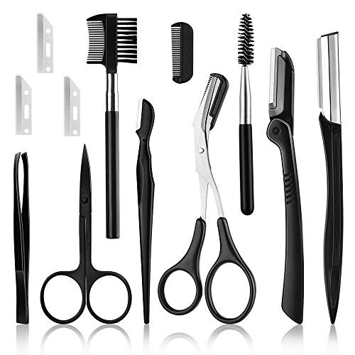 Eyebrow Razor Eyebrow Kit for Women Exfoliating Dermaplaning Tool Face Razors for Women Eyebrow Grooming Set include Eyebrow Razor Eyebrow Brush Eyebrow Scissors Facial Trimmer Shaver Tweezers Eyebrow Razor Eyebrow Kit for Women Exfoliating Dermaplaning Tool Face Razors for Women Eyebrow Grooming Set include Eyebrow Razor Eyebrow Brush Eyebrow Scissors Facial Trimmer Shaver Tweezers