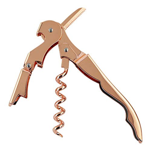 Oenophilia Duo-Lever Professional Waiters Corkscrew - Plated, Copper