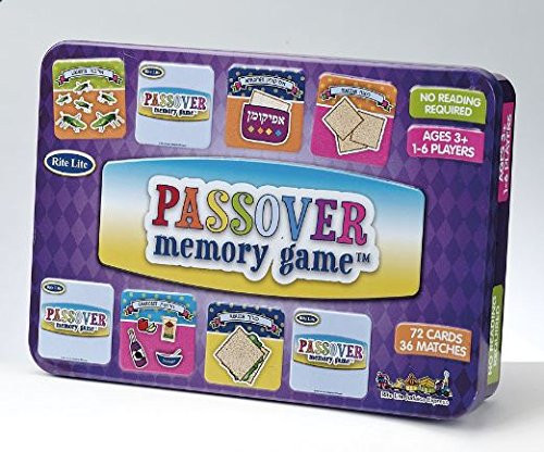 Passover "Memory Game, 7" x 5", 72 Cards