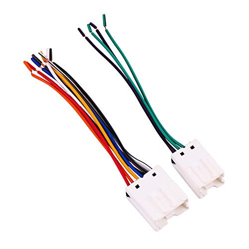 RDBS Car Radio Wiring Harness to Connect an Aftermarket Stereo Receiver Fit for 1995-up Infiniti/Nissan Vehicles
